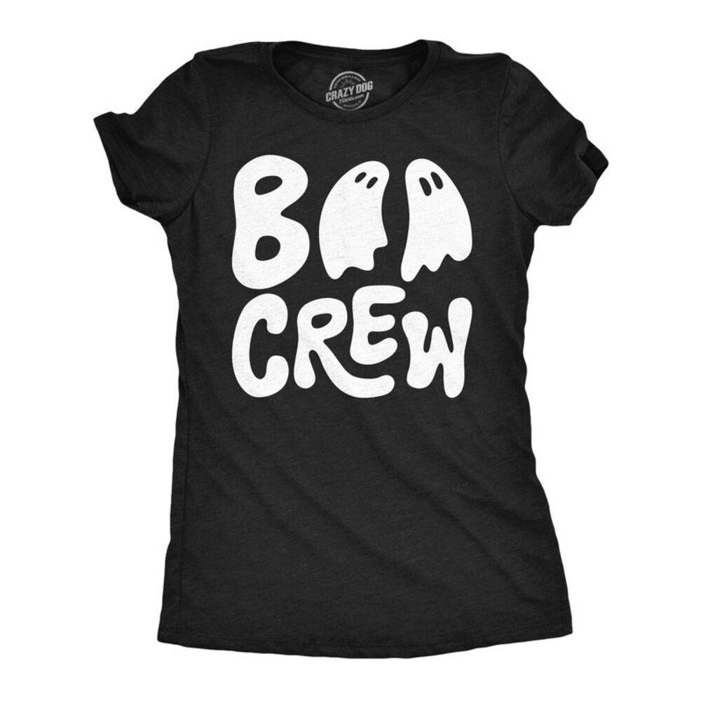 Womens Funny T Shirts Boo Crew Sarcastic Halloween Tee For Ladies